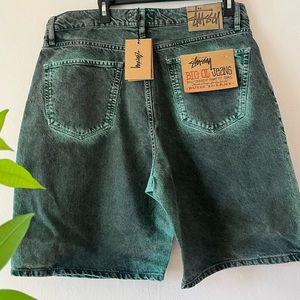 Stussy Spray Dye Big Ol’ Shorts / Denim Shorts / Jorts Size 33